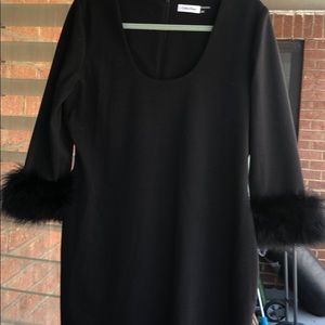Calvin Klein Dress with weather sleeve  size 14